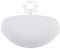 SPARES2GO Manilla de puerta de plástico blanco para lavadora Zanussi