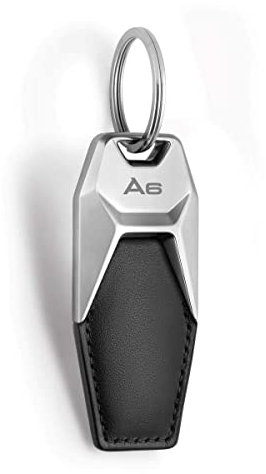 Audi collection 3181900606 Audi A6 Lederschlüsselanhänge,Schwarz/Silberr