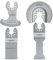 XXGO 4 Pcs Oscillating Multi Tool Diamond Blades for Grit Grout Removal XG4004DU