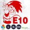Decus Piss E10 XL 2310 (rot) // Sticker OEM JDM Style Aufkleber