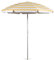 PICNIC TIME Outdoor-Sonnenschirm mit Baldachin, kleiner Terrassenschirm, Sonnenschirm für Strandstuhl (Gelb mit Cabana-Streifen), 1,7 m