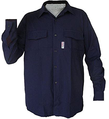 XISPAL RS Camisa 817 R1 Ignífugo, Antiestático, Arco Eléctrico, Tejido Inherente, EPI Cat. III - Talla 44