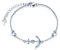 INFINIONLY Damen Mädchen Armbänder, 925 silber armband, Anchor armband, armbänder mit anker und unendlichkeitssymbol, silber