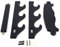 Schwertständer Katana Ständer, Schwerthalter Wand Schwert Wandhalterung, Ständer Wand, Schwarz Holz Samurai Wandhalterung Doppelter Schwertständer, Tischplatte Gladiator Display Schwerter 3 Tier