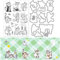 INFUNLY Halloween-Katze-Stanzform Und Stempel-Set Gruselige Katze Transparente Stempel Und Stanzformen Für Die Kartenherstellung Geistertier-Gummistempel Transparente Silikonstempel Für Bastelarbeiten