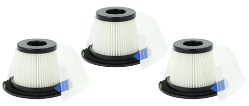 vhbw Filterset 3x Staubsaugerfilter kompatibel mit Moosoo K17 Staubsauger - Schmutzfilter, Filtereinheit