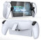 FASTSNAIL Upgraded Protective Case for PlayStation Portal, Impact Resistant Silicone Soft Grip Cover Case with Built-in Kickstand, Full Protection Accessories Kit for PS Portal Remote Player, White