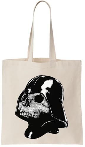 Dart vader skeleton Canvas Tote Bag/Stofftasche mit Darts Vader Skelett, Natural