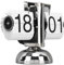Ejoyous Digitale Flip-Down-Uhr, Retro-Mechanischer Klappuhr mit internem Getriebe, Große Zifferanzeige Faltbare Uhr 24H Kleine Schreibtischuhr für Zuhause Büro Dekoration (Weiße Seite)