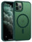 BENTOBEN Coque pour iPhone 11 Pro Magnétique Etui avec Protection Antichoc de Grade Militaire,Dos Mat Grivé Translucide Anti Rayures Doux pour la Peau Housse iPhone 11 Pro 5.8-Vert