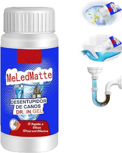 Leistungsstarkes Rohrbaggermittel,leistungsstarker Spül- und Abflussreiniger,starkes Rohrbaggermittel,Rohrbaggerpulver für Küche, Toilette, Rohrbaggern (1 Pcs)