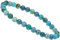 ELEDORO Echtes Blauer Opal Perlenarmband – Stretch Armband mit 6mm Edelsteinperlen – Handgefertigtes Schmuckstück
