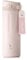 IDEUS Insulated Stainless Steel Water Bottle 17 oz Push Button Lid & Leakproof Travel Mug for Hot/Cold Beverages Fits Most Cup Holder, Light Pink