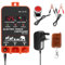 Fence Energiser, 4.7 Joules Output 3.1 Miles (12V-12KV), with Remote Control & Alarm, Easy Installation, Fence Protection of Livestock, Horses, Cattle Sheep, Keep Deter Predators