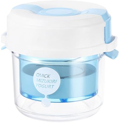 Xafrstyu Trocken-Joghurtbereiter mit Deckel - Griechischer Joghurt-Sieb | Effizienter Molke-Trenner | Joghurt-Maker für die Küche mit Ultra-feiner Netzbeutel | Ideal für dicken Joghurt und Kefir (A)