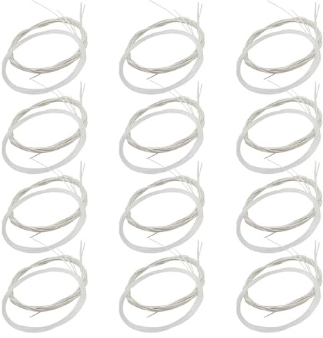 Corde per Chitarra Classica in Nylon 24 Pezzi, C102 | 4 Confezioni da 6 Corde, Uso Quotidiano e Concerto, Suono Brillante e Stabilità Accordatura