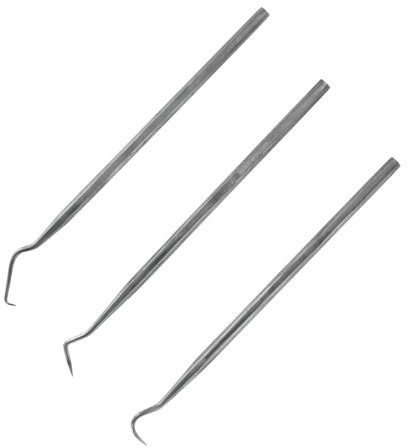 Modelcraft Stainless Steel Probes, Pack of 3, Silver