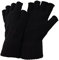 Floso® Herren Winter Halbfinger-Handschuhe (Einheitsgröße) (Schwarz)