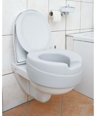 Toilettensitzerhöhung Soft mit Deckel