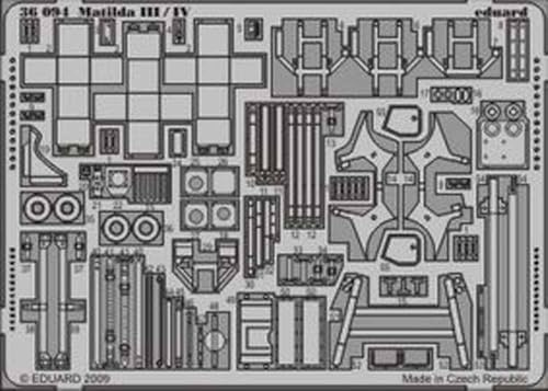 Eduard Photoetch 1:35 - Matilda III/IV (Tamiya 35300) - EDP36094