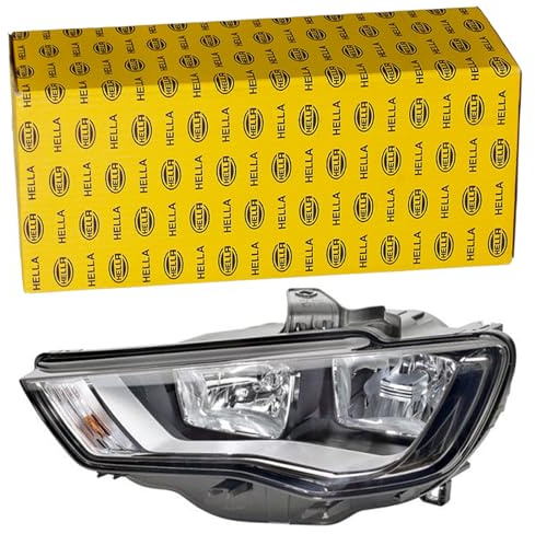HELLA 1EJ 010 740-081 Halogen/FF Scheinwerfer - für u.a. Audi A3 (8V1, 8VK) - CCC/ECE - für Rechtsverkehr - rechts