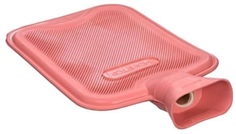 HomeTop Premium Classic Rubber Hot Water Bottle (2 Liters, Red)