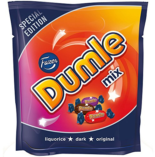 Fazer Dumle Mix Special Edition Karamell-Toffees mit Schokoladenüberzug 350 g