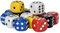 Noris - 8x Holz-Würfel natur (20 mm) – Augenwürfel 1–6 aus Holz – Spielwürfel für Brettspiele, Lernspiele, Schule und DIY – Holzwürfel für Kinder und Erwachsene – Zubehör für Spiele und Projekte