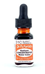 Dr. Ph. Martin's Radiant Concentrated Watercolours - Burnt Orange