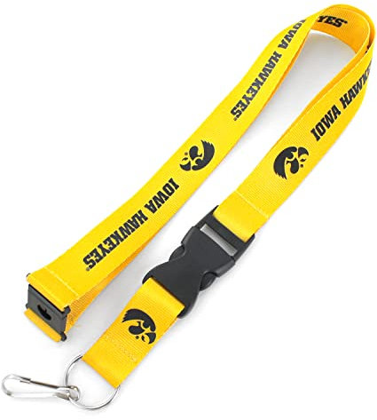 Aminco NCAA Iowa Hawkeyes Team Lanyard