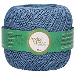 Anchor 4710010-00977 Häkelgarne, 100% Baumwolle, 977, Stärke 10, 53 Gramm