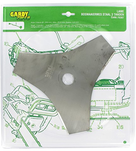 GREENSTAR 12607 Ersatzmesser zu 3 Zähne aus Stahl für Motorsense 1202224