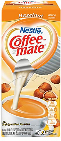 Coffee-mate Hazelnut Creamer, .375 ounces
