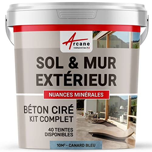 Komplettset – Béton Ciré extérieur – Arbeitsplatte – Feinputz/Sichtbeton.