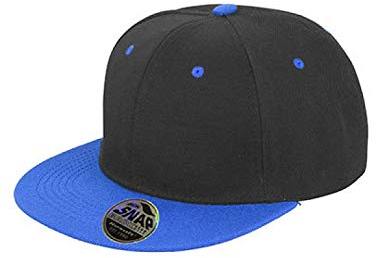 Result Unisex Rc82x Bronx Snapback Cap Einheitsgröße schwarz/rot