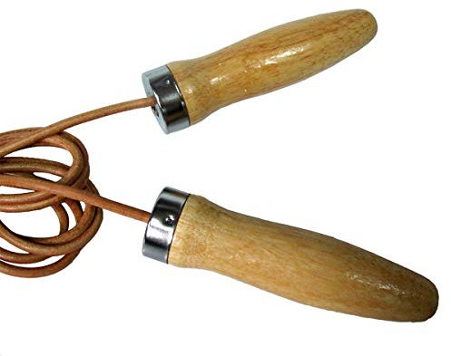 Playwell Boxeo Saltar Cuerda Cuero 9ft Cuerda