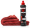 detailmate Auto Polier Set - Autopflege: Menzerna Autopolitur Heavy Cut Compound 1000, 250 ml - Kratzer entfernen + Mikrofaser Auto Poliertuch, 40x40cm, perfekt zum Auspolieren auf Autolack