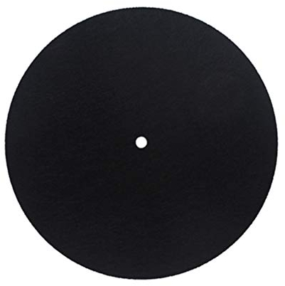 Healifty Alfombrilla De Tocadiscos De Lana Antiestática De Mat para Vinilos Reducción De Vibraciones y Diseño Antideslizante Compatible Giradiscos