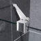 SIRHONA Barre de stabilisation de verre en acier inoxydable 1000 mm pour porte de douche humide, cabine de douche