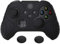 eXtremeRate PlayVital Hülle für Xbox Series S/X,Case Anti-Rutsche Schutzhülle Griffe Skin aus weichem Gummi,2 Stück Schwarze Stick Aufsätze für Xbox Series S/X Controller(Samurai Edition,Schwarz)