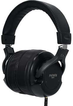 PHONON SMB-01L Professioneller Studio-Monitoring-Kopfhörer, Umschaltbar Zwischen Geschlossenem und Halboffenem Typ