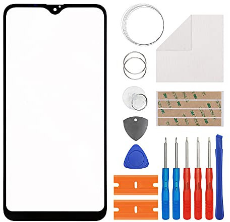 Duotipa Réparation d'écran en verre avant compatible avec Samsung Galaxy A10 SM-A105F/DS SM-A105FN/DS 6,2 + outils (pas d'écran et de numériseur tactile)