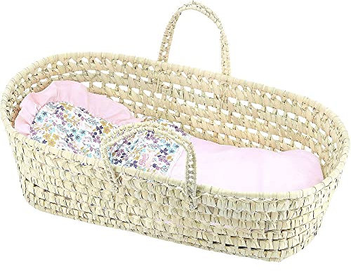 Petitcollin VILAC Couffin avec garnissage Liberty Rose 50 cm À partir de 18 Mois 800118, Multicolore