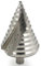 6-60mm Spiral Step Drill Bit, HSS Step Cone Drill Titanium Coated Dual-Fluted Large Hole Cutter for Aluminum Copper, Stainless Steel, Brass, Plexiglass, Wood, Iron, Silver