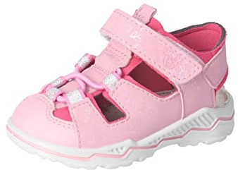 RICOSTA Baby Mädchen Sandalen Gery,Kinder Lauflernschuhe,WMS:Mittel,Sommerschuhe,Freizeitschuhe,offene Schuhe,Strandschuhe,Mallow/pink (310),23 EU