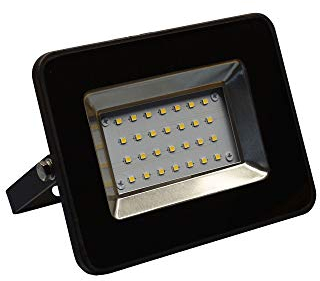 max K O M F O R T LED Fluter 230V Strahler 3500K Warmweiß Außenleuchte IP65 Baustrahler Fassadenstrahler