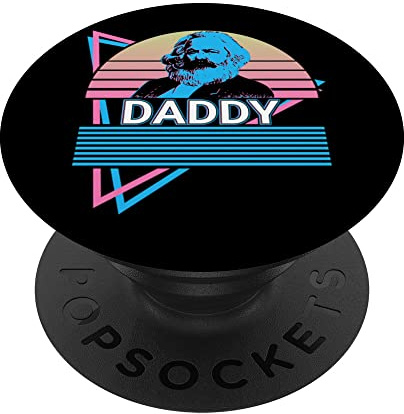 Karl Marx Papa Kommunismus Kommunist Papa PopSockets mit austauschbarem PopGrip