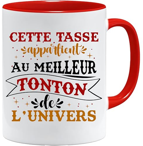 Tasse Onkel des Universums | Geburtstagsgeschenk | Tontonbecher/Tasse | Onkel der Welt | Tonton Geschenke | Geschenk für Tonton