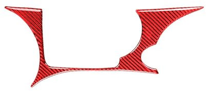 Auto Innenstyling Auto Central Control Cup Panel Aufkleber Auto Zubehör Für 370Z Z34 Nismo 2009-2020 (Farbe : Rot, Größe : 1 UK)