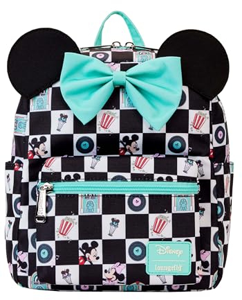 Micky Maus Loungefly - Micky & Minnie Date Night Diner Frauen Mini-Rucksack multicolor